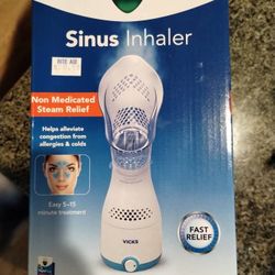 New Vicks sinus inhaler machine.