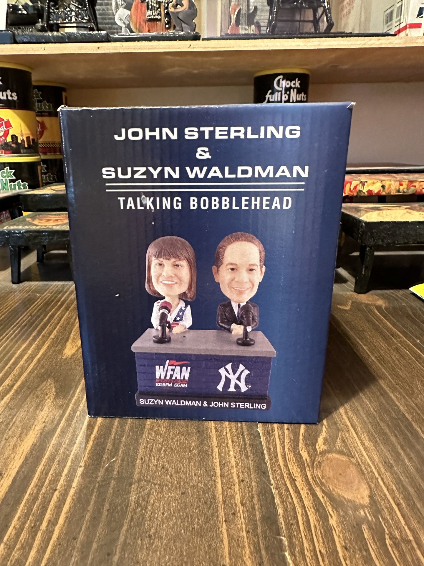 JOHN STERLING SUZYN WALDMAN TALKING BOBBLEHEAD