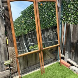 Vintage Mid Century Lane Rhythm Dresser Mirrors 