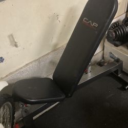 1080 BowFlex Weights w/Bench Adjustable 