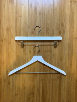 White Wooden Hangers (28)