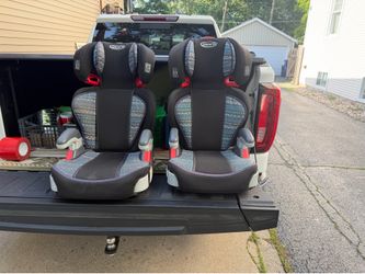 Graco Turbo HB booster seat, model number 1982992. Expires 7/27, ages 4-7, $30 each