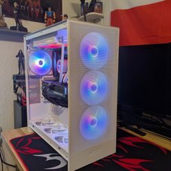 Ryzen 7600/RTX 5070 Ti 16GB Gaming PC White RGB 