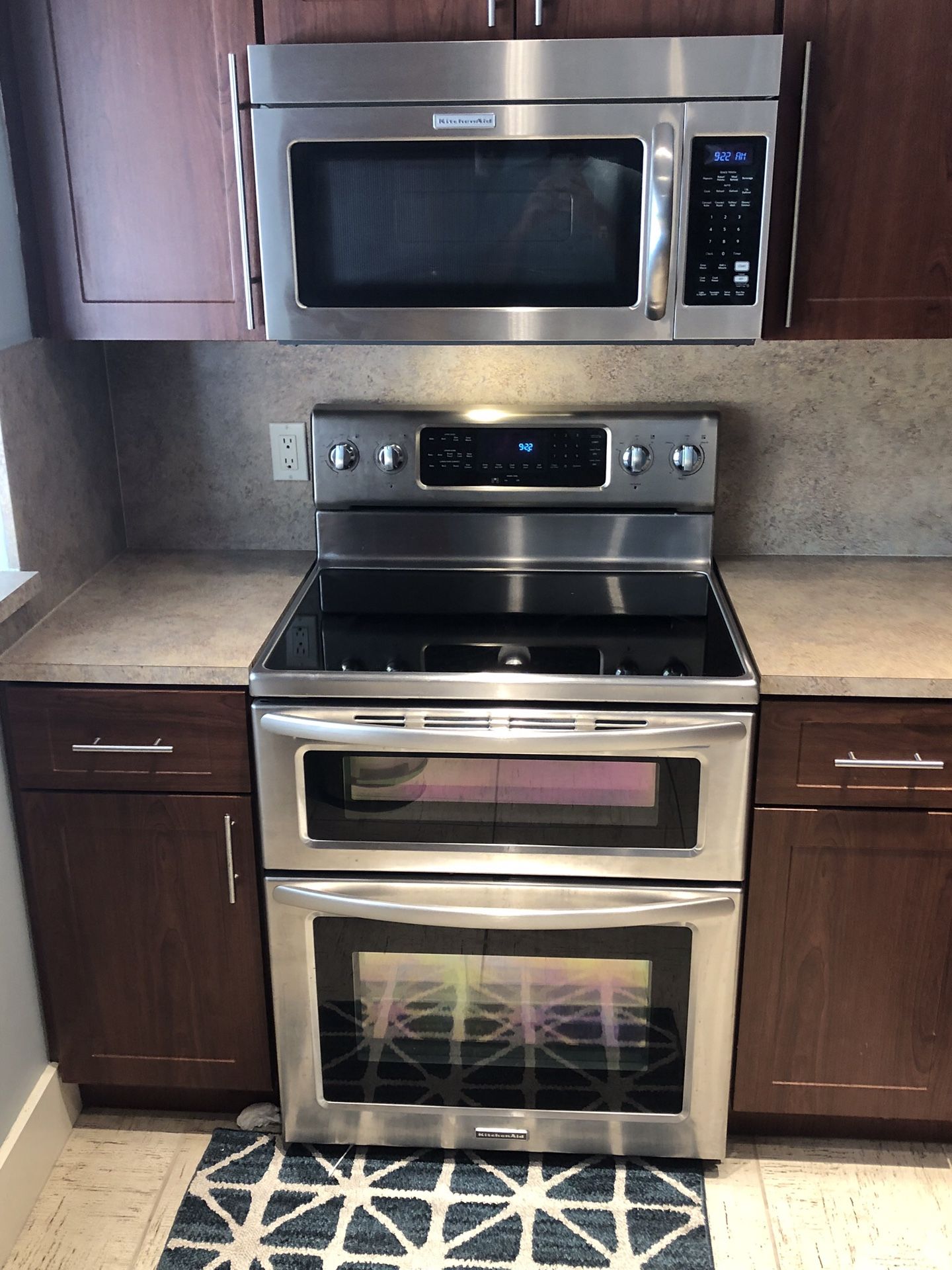 Full set of stainless steel Kitchen Aid appliances