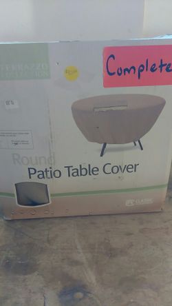 Patio table cover