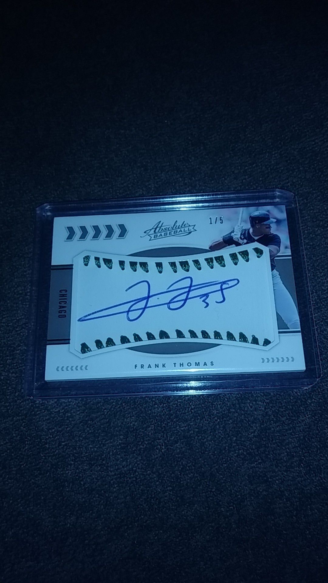 Chicago White Sox Frank Thomas 2020 Absolute Memorabilia Auto 1/5