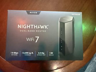 Nighthawk WiFi 7 Router RS150, 5Gbps