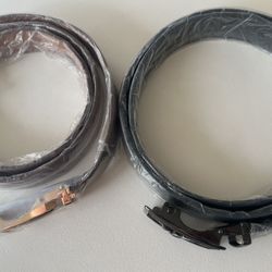 2 New Men’s Belts (both for $25)