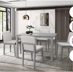 Dining table set with chairs