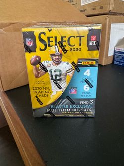 2020 Panini Select Football Blaster Box - New Factory Sealed