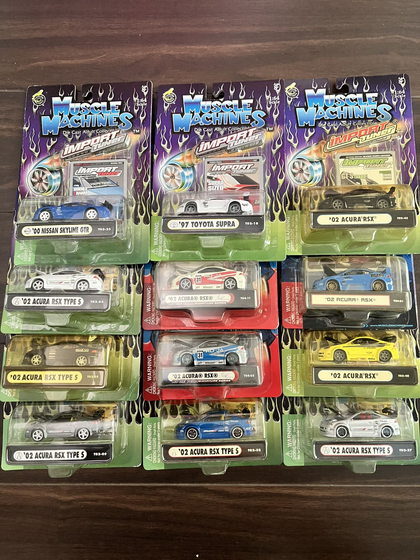 Jdm Die-Cast Muscle Machines Import Tuners