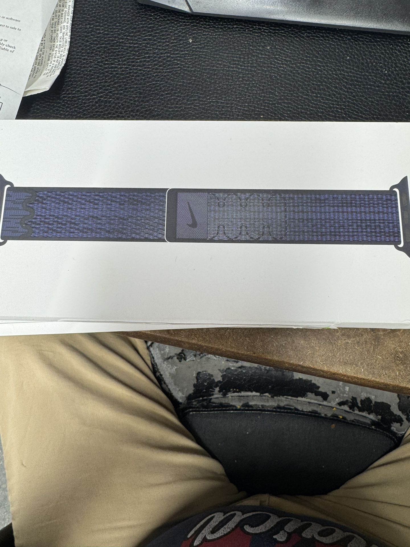 Myjd3am/a Apple Watch 46mm Black Blue Nike Sport Loop Watch Band