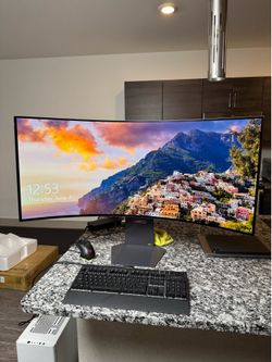 Brand New 5K LG Ultra Gear 45 Inch OLED Curved Gaming Monitor