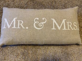 Mr. And Mrs. Down pillow