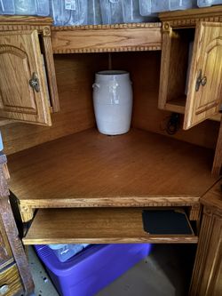 4pc Oak Desk