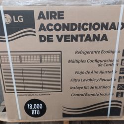 18000btu Windows Ac By LG 240 volts.  Complete Set New In Box With Warranty.