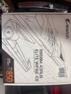 Gigabyte B850m auros elite ice am5