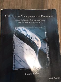 Statistics for Management and Economics