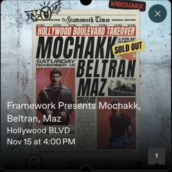 Mochakk ticket
