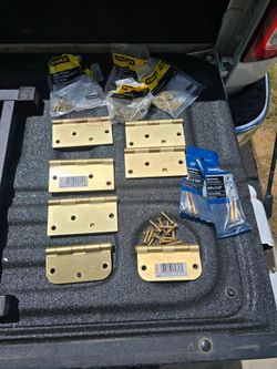 Brass Hinges and Screws
