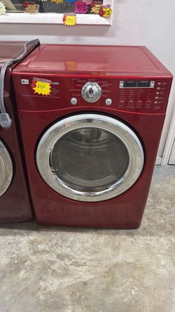 LG Front Load Dryer Red