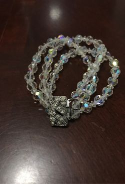 Vintage bracelet from the 60’s rhinestone and crystal
