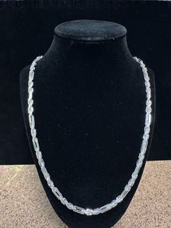 26" (925) Silver Filled Milano