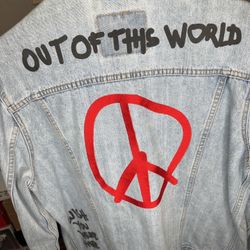 2018 Travis Scott Astro World Levi Denim Jacket 