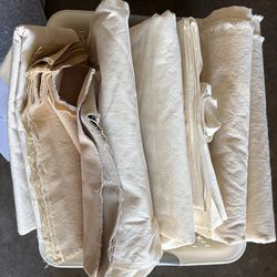 Cotton used for backing