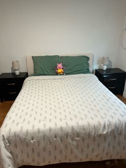 Queen Size Bed Frame With Headboard