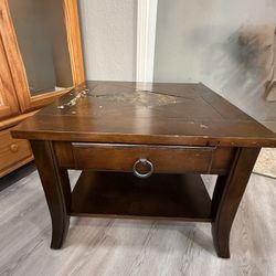 Real wood coffee table 