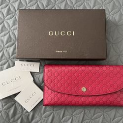 Gucci Microguccissima Pattern Wallet