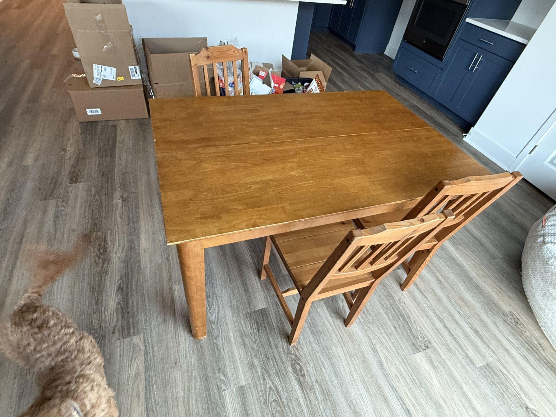 Dining Table 4 Chairs