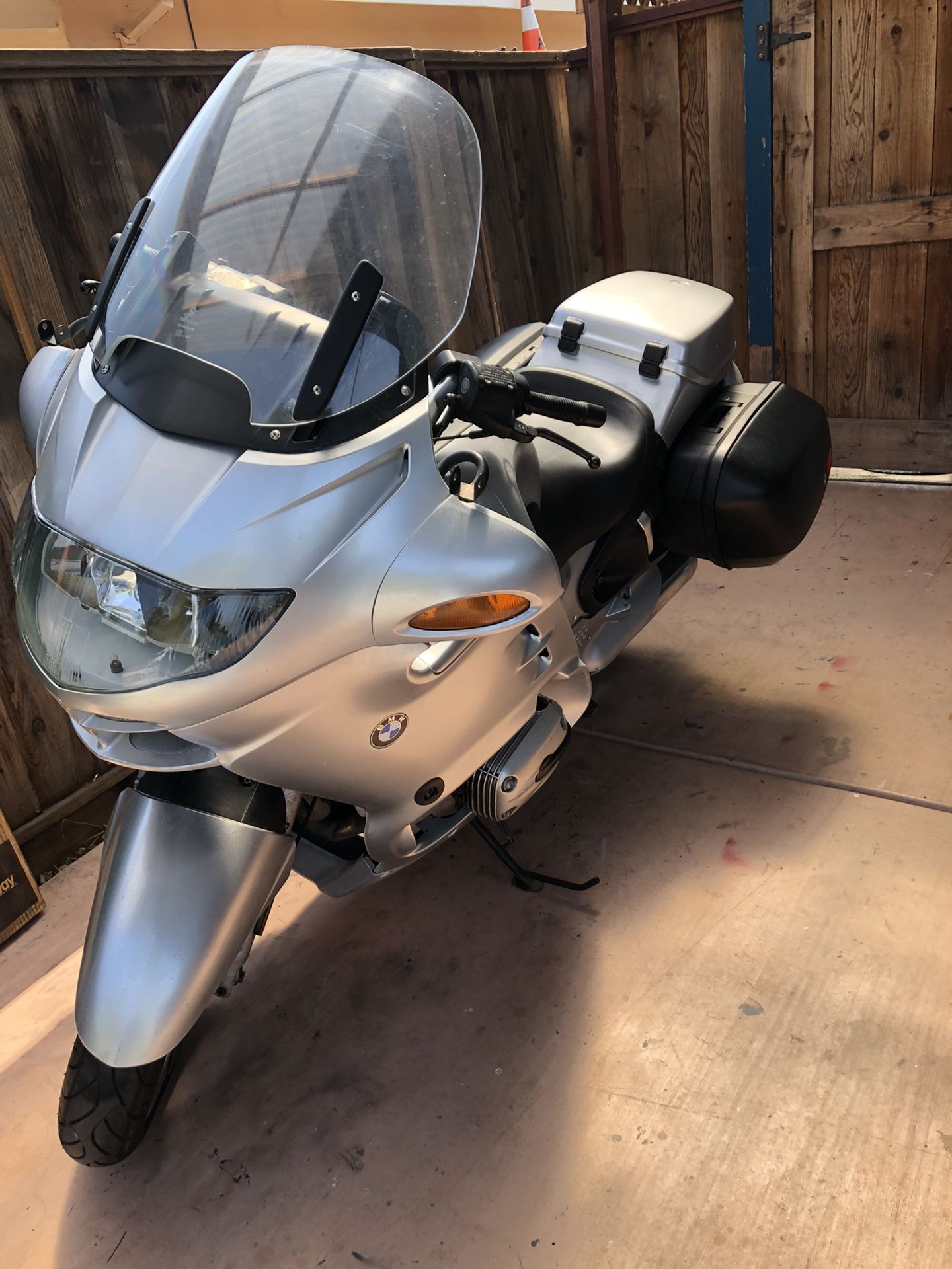 BMW Motercycle With Storage Compartment