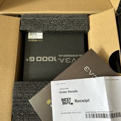 Evga 1000G+ Computer Parts PSU Power Supply 