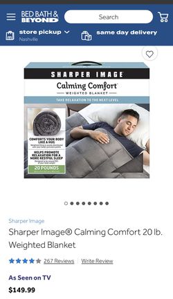 Sharper image weighted blanket