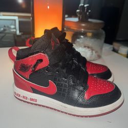 2021 Air Jordan 1 Bred Size 11c 