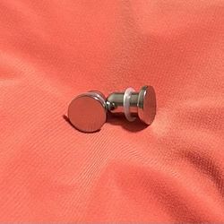 0g (7.5mm) Stainless Steel Silver Plugs Gauges Body Jewelry