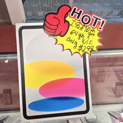 Ipad 10th Gen 64gb WiFi Only!!