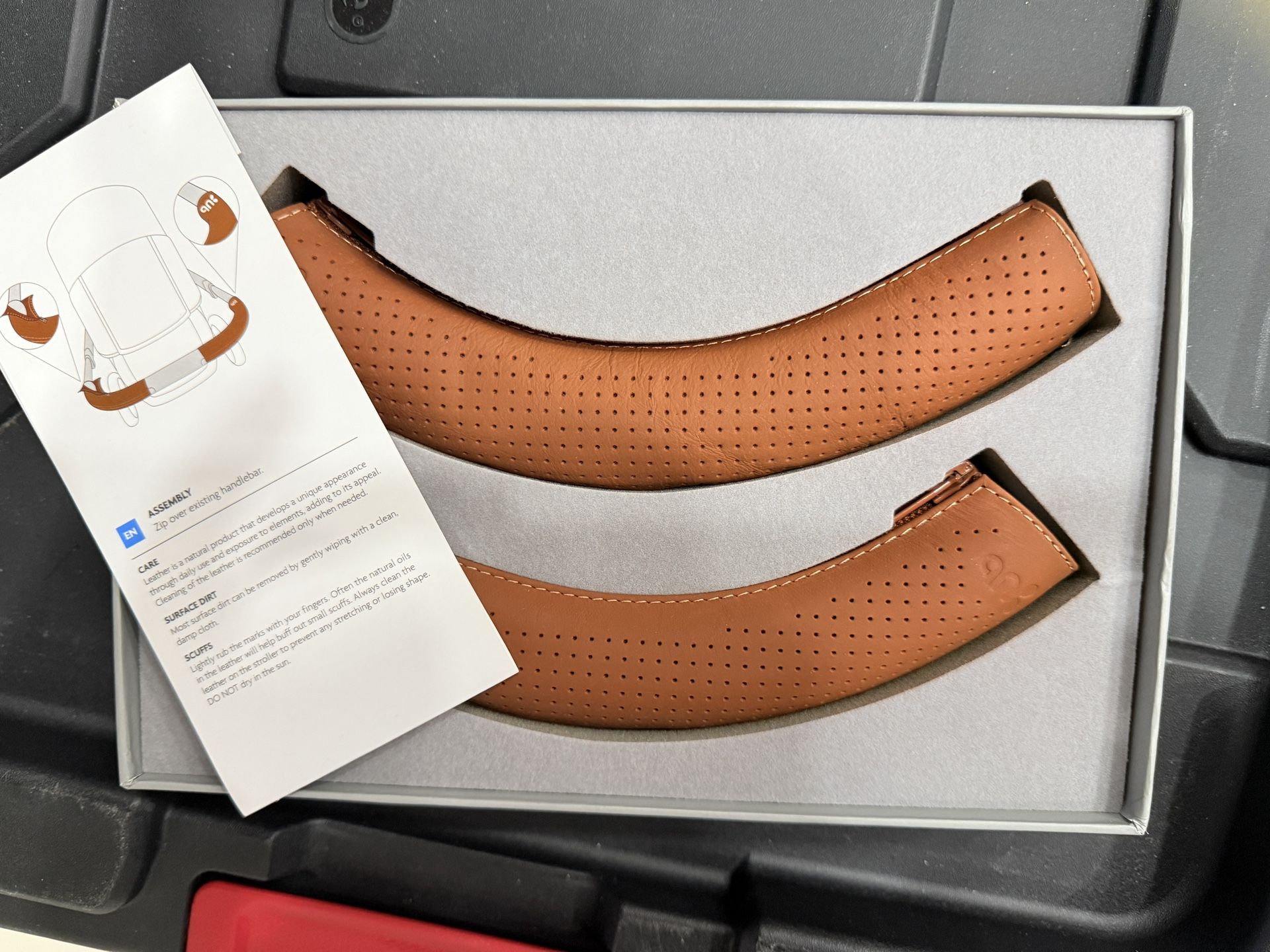 Uppbaby Leather Handlebar Cover