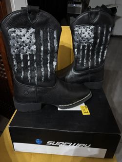 Sureway Black DeerTan Boots