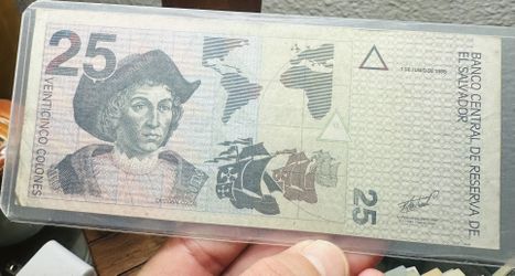 25 Colones Salvadoreños