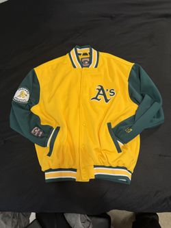 1987 OAKLAND ATHLETICS COOPERSTOWN COLLECTION BENCH JACKET XL