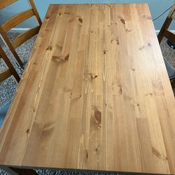 Dining Table with 4 Chairs From Ikea