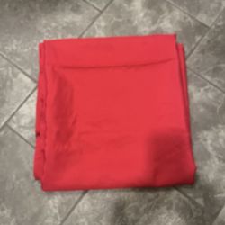 Curtains - 2 Very Nice, 60” x 120” Red Polyester Window Covers, Come from a Smoke Free and Pet Free Home. $25 for Both. 