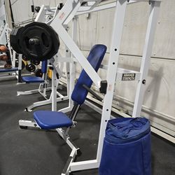 Hammer Strength Wide Chest Press Commercial Gym Equipment Exercise Plate Loaded Weight Machine