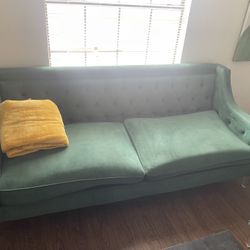 Two green Sofas 