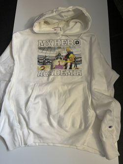 New BAIT X CHAMPION X MY HERO ACADAMIA MEN AWARD SCENE REVERSE WEAVE H