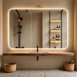 30 in x 40 in LED Bathroom Mirror