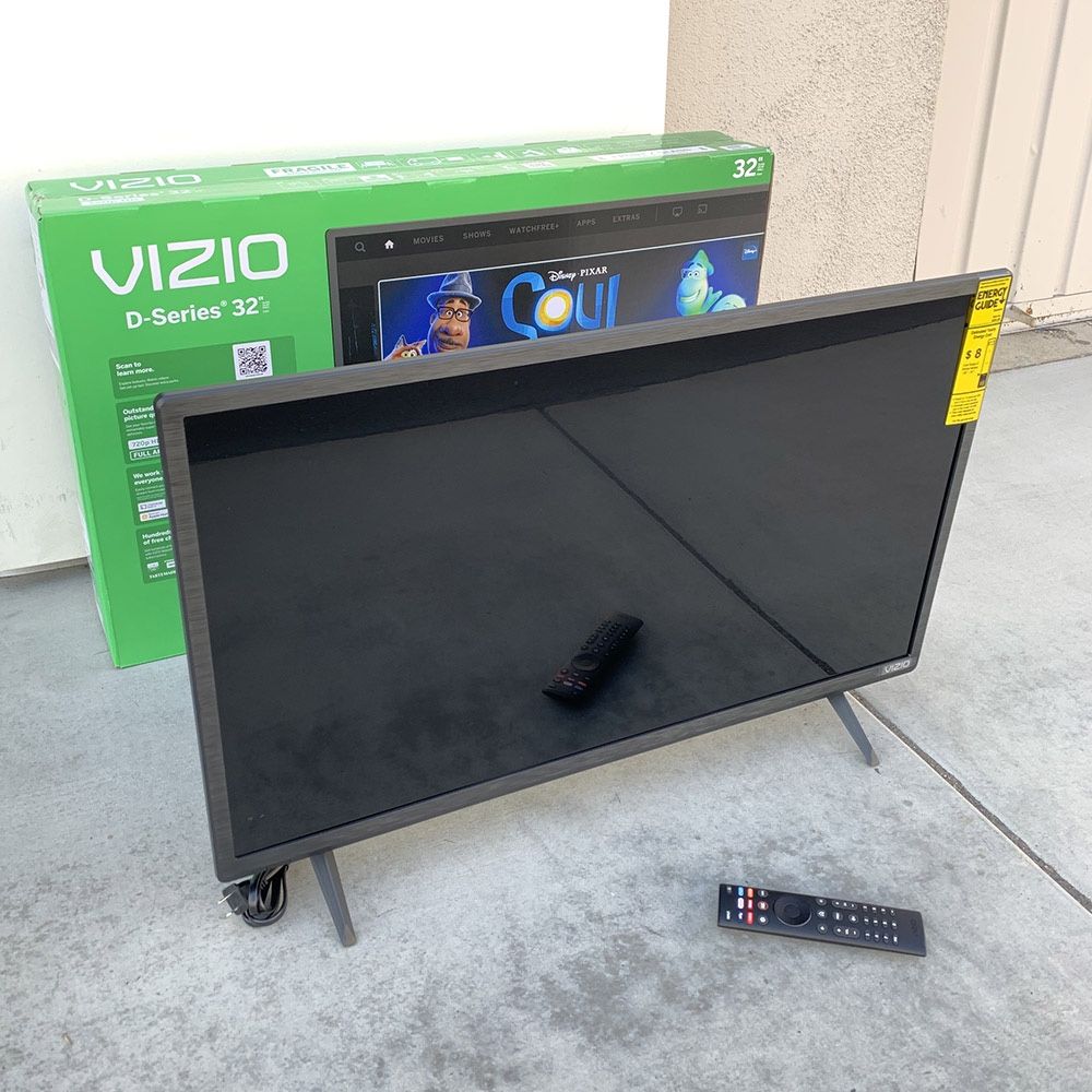 New in Box $90 VIZIO 32” Smart TV D-Series 720p Apple AirPlay, Chromecast Built-in, Screen Mirroring (D32h-J09)